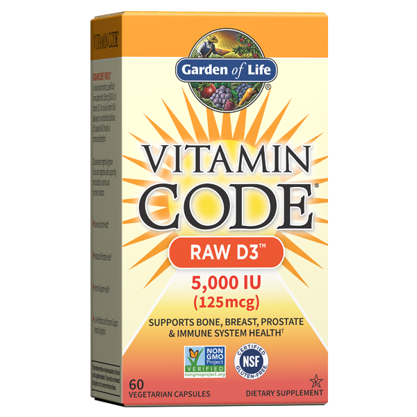 The Vitamin Code Raw D3™ 5000 60 Capsules